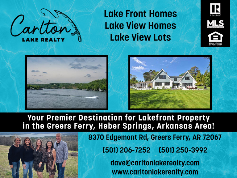 CARLTON LAKE REALTY, CLEBURNE COUNTY, AR