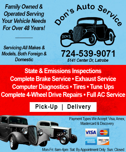 DON’S AUTO SERVICE, WESTMORELAND COUNTY, PA