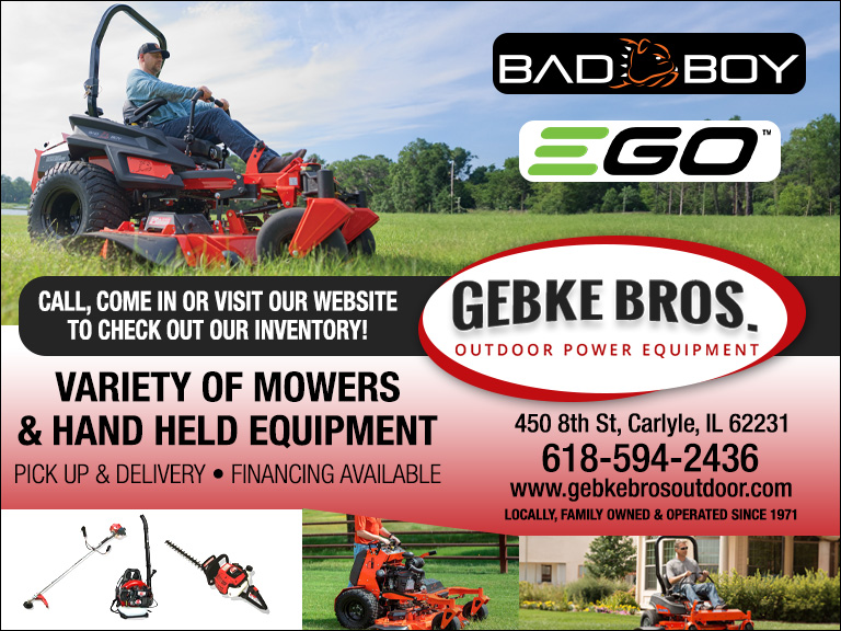 GEBKE BROS. OUTDOOR POWER EQUIPMENT, CLINTON COUNTY, IL