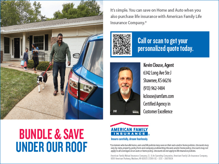 KEVIN CLOUSE AMERICAN FAMILY INSURANCE, JOHNSON COUNTY, KS