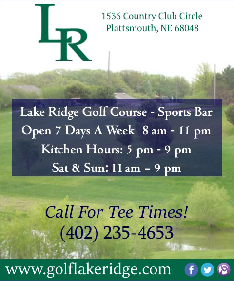 LAKE RIDGE GOLF COURSE, CASS COUNTY, NE