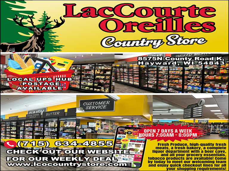 lcocountrystore LCO COUNTRY STORE, RUSK COUNTY, WI