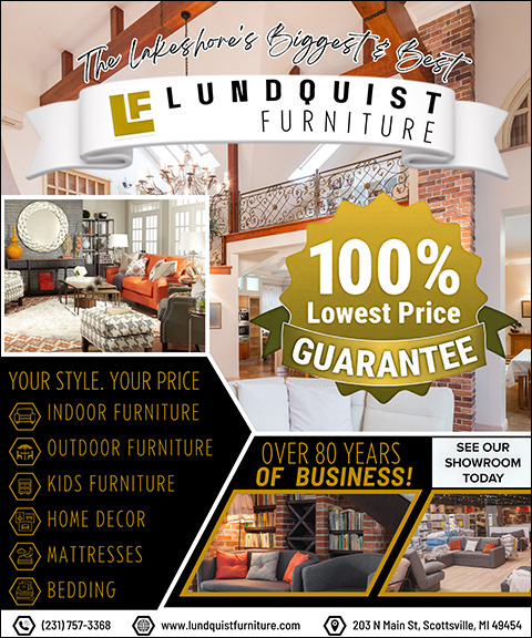 LUNDQUIST FURNITURE, MASON COUNTY, MI