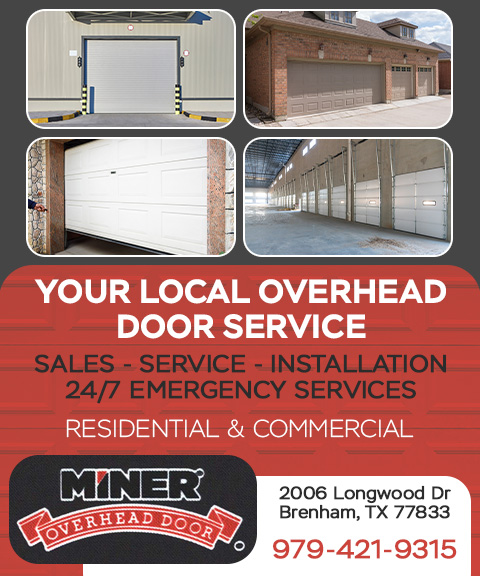MINER OVERHEAD DOORS OF CENTRAL TEXAS, WASHINGTON COUNTY, TX