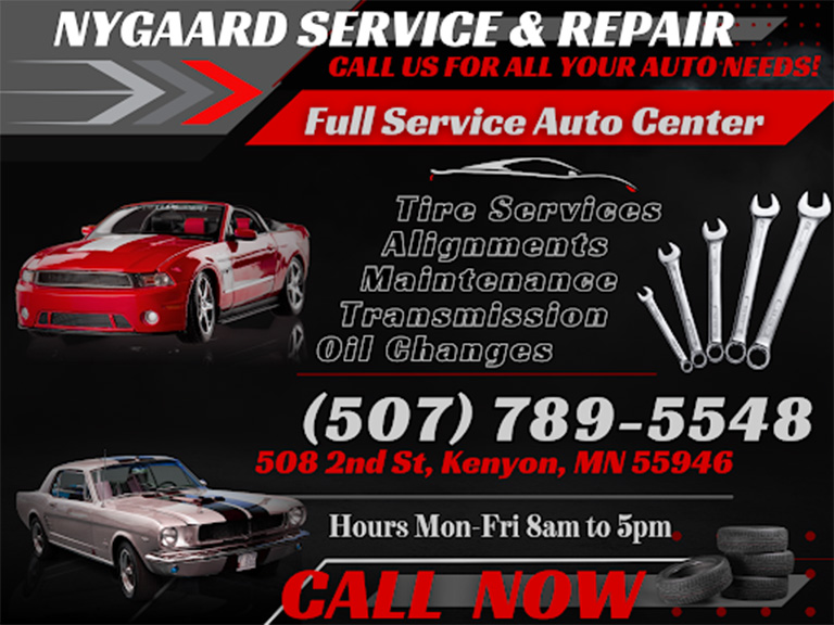 NYGAARD SERVICE & REPAIR, GOODHUE COUNTY, MN
