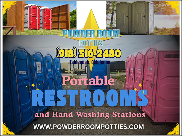 POWDER ROOM POTTIES, CHEROKEE COUNTY, OK
