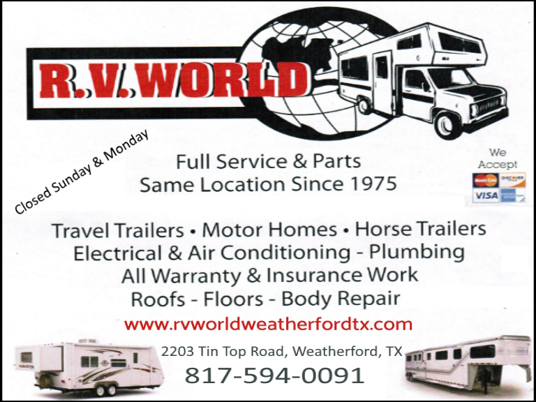 RV WORLD, TARRANT COUNTY, TX