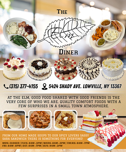 THE ELM DINER, LEWIS COUNTY, NY