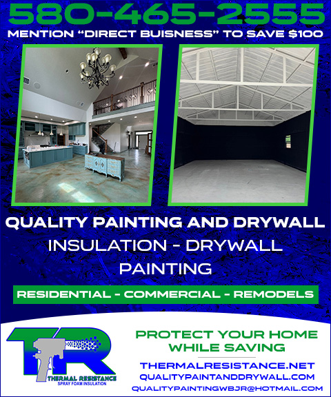 THERMAL RESISTANCE SPRAY FOAM, CARTER COUNTY, OK