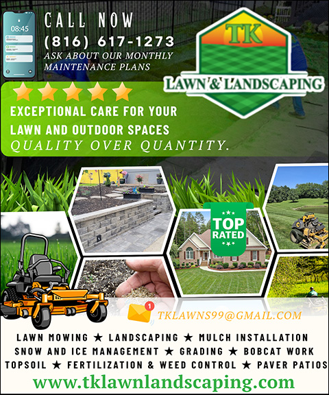 TK LAWN & LANDSCAPING, ANDREW COUNTY, MO