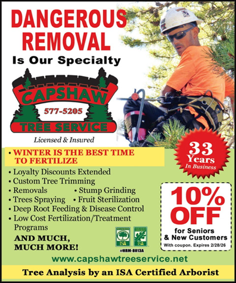 CAPSHAW TREE SERVICE, NATRONA COUNTY, WY