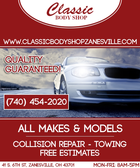 CLASSIC BODY SHOP, MUSKINGUM COUNTY, OH