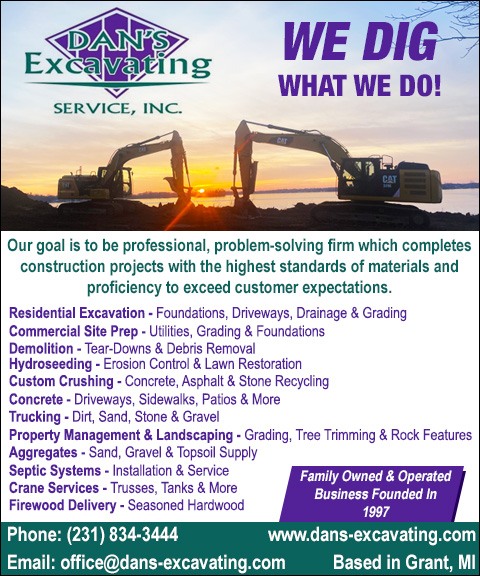 DAN’S EXCAVATING SERVICE, NEWAYGO COUNTY, MI