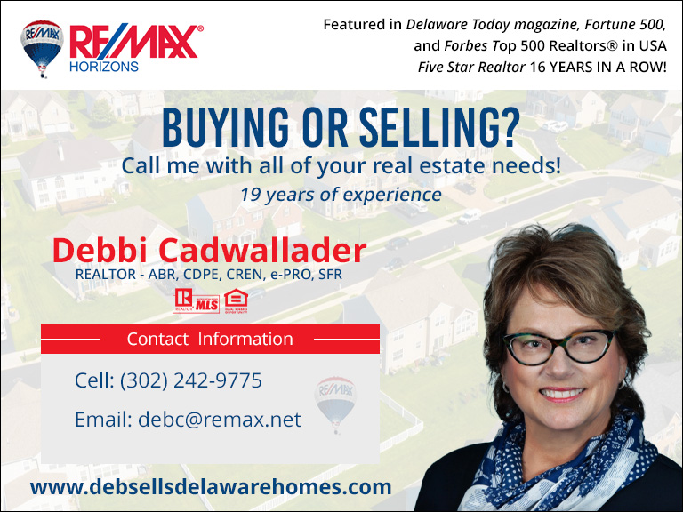 debbicadwalladerremax DEBBI CADWALLADER RE/MAX HORIZONS, KENT COUNTY, DE