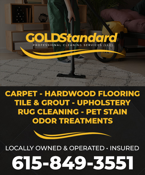 THE GOLD STANDARD PROFESSIONAL CLEANING SERVICES, RUTHERFORD COUNTY, TN