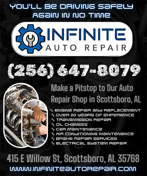 INFINITE AUTO REPAIR, JACKSON COUNTY, AL