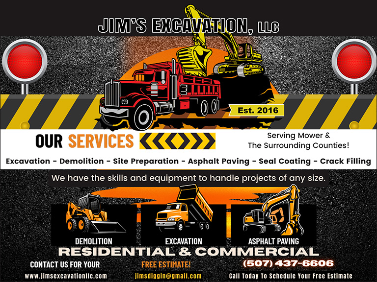 JIM’S EXCAVATION, MOWER COUNTY, MN