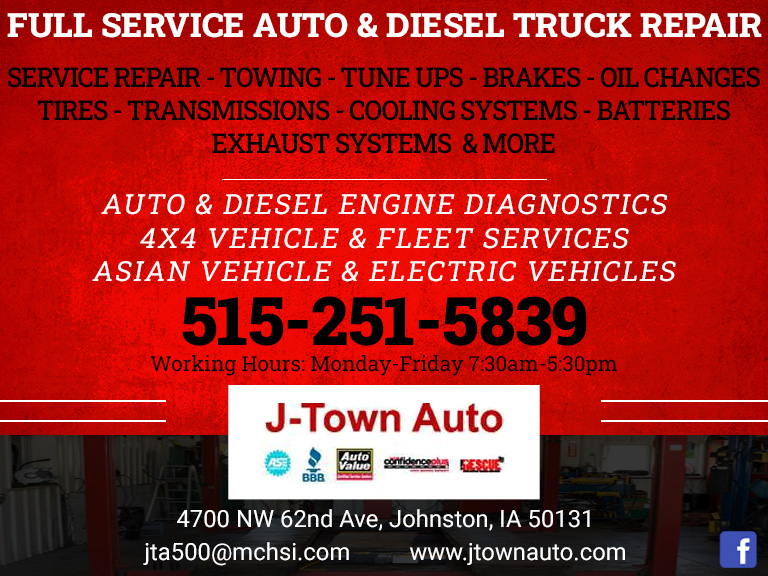J TOWN AUTO, POLK COUNTY, IA