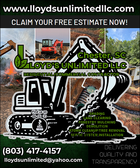LLOYD’S UNLIMITED LLC, CHESTER COUNTY, SC