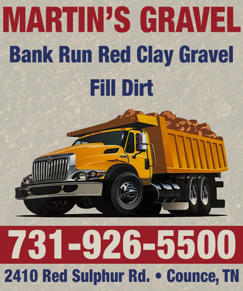 MARTIN’S GRAVEL, HARDIN COUNTY, TN