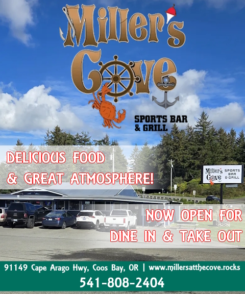 millersatthecove2 MILLER’S AT THE COVE, COOS COUNTY, OR