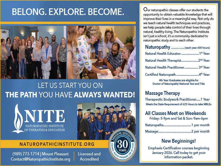 naturopathicinstituteoftherapiesandeducation NATUROPATHIC INSTITUTE OF THERAPIES AND EDUCATION, ISABELLA COUNTY, MI