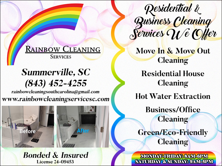 RAINBOW CLEANING SERVICES, DORCHESTER COUNTY, SC