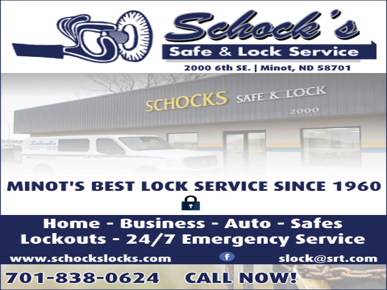 SCHOCK’S SAFE AND LOCK SERVICE, WARD COUNTY, ND