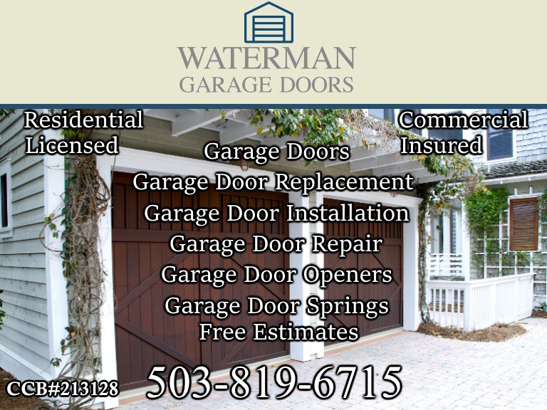 watermangaragedoors WATERMAN GARAGE DOORS, COLUMBIA COUNTY, OR