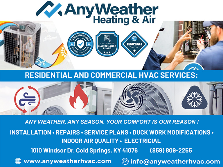 ANYWEATHER HEATING & AIR, CAMPBELL COUNTY, KY