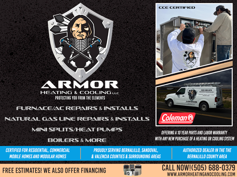 ARMOR HEATING AND COOLING, BERNALILLO COUNTY, NM