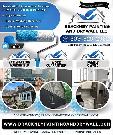 BRACKNEY PAINTING & DRYWALL, TAZEWELL COUNTY, IL
