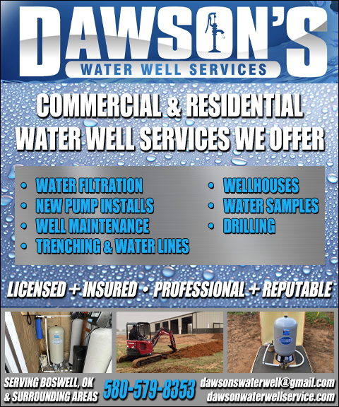 DAWSON’S WATER WELL SERVICE, CHOCTAW COUNTY, OK