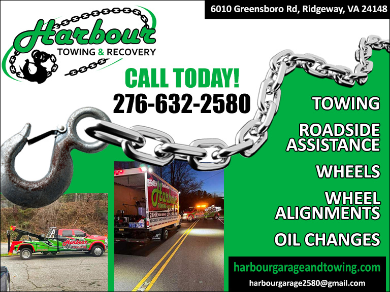 HARBOUR TOWING AND RECOVERY, HENRY COUNTY, VA