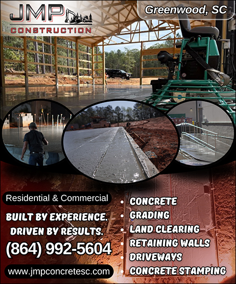 JMP CONSTRUCTION OF GREENWOOD, GREENWOOD COUNTY, SC