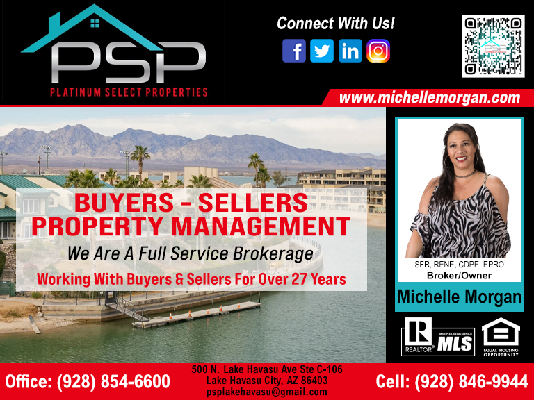michellemorganplatinumselectproperties MICHELLE MORGAN PLATINUM SELECT PROPERTIES, MOHAVE COUNTY, AZ