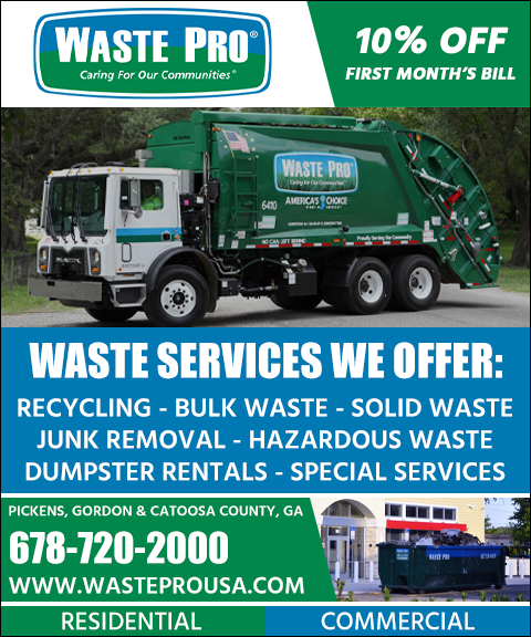 WASTE PRO OF NORTH GA, PICKENS COUNTY, GA