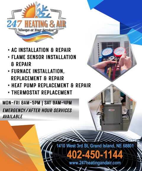 24/7 HEATING & AIR, HALL COUNTY, NE