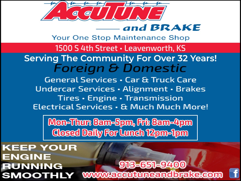 ACCUTUNE AND BRAKE, LEAVENWORTH COUNTY, KS