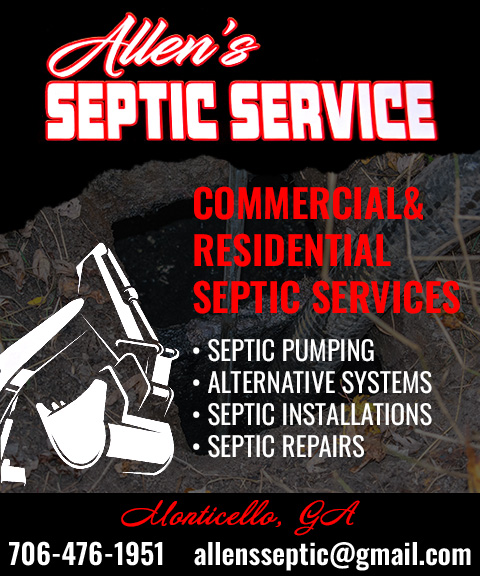 ALLEN SEPTIC SERVICE, JASPER COUNTY, GA
