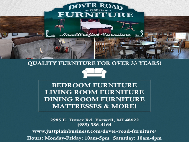 doverroadfurniture DOVER ROAD FURNITURE, CLARE COUNTY, MI