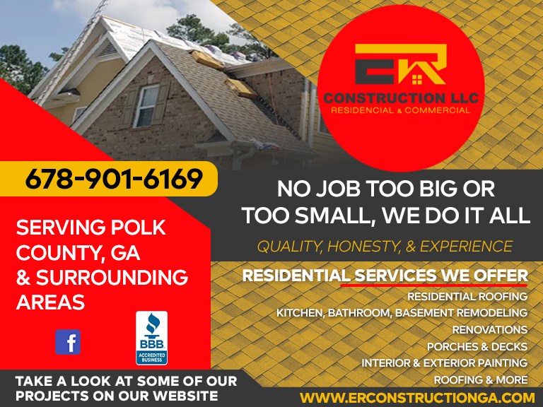 ER CONSTRUCTION & ROOFING SERVICES, POLK COUNTY, GA