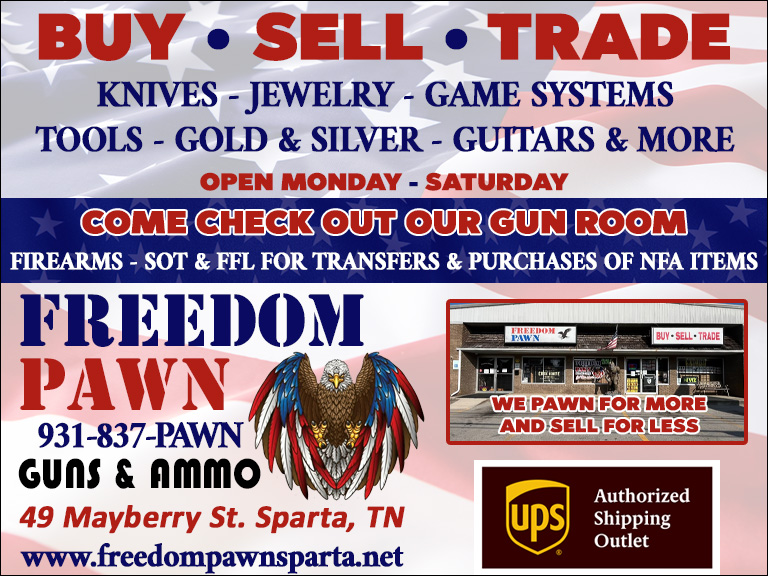 Freedom pawn, White County, TN