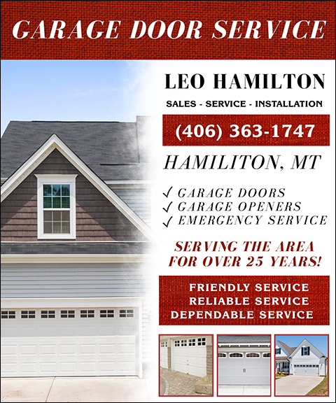 GARAGE DOOR SERVICE, RAVALLI COUNTY, MT