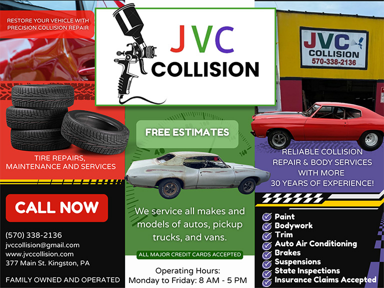 JVC COLLISION, LUZERNE COUNTY, PA