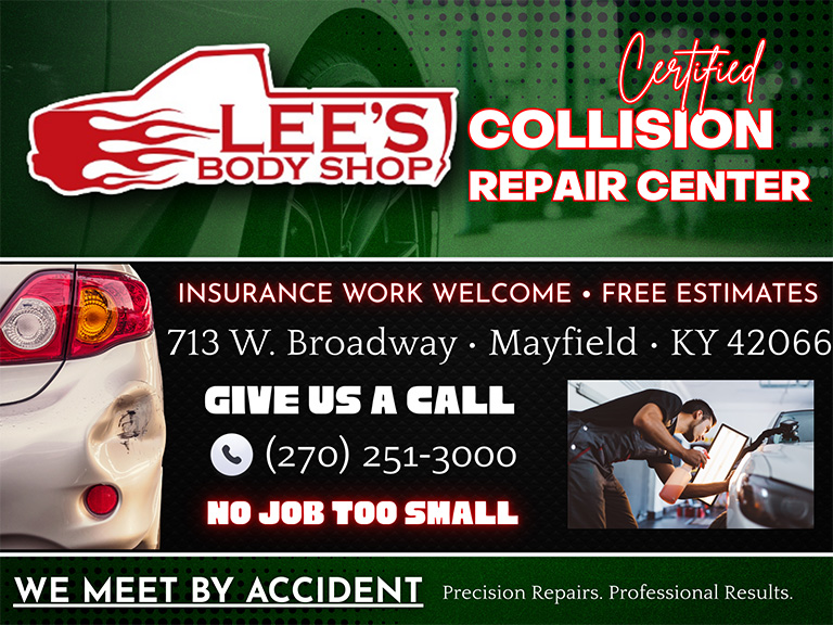 LEE’S BODY SHOP, GRAVES COUNTY, KY