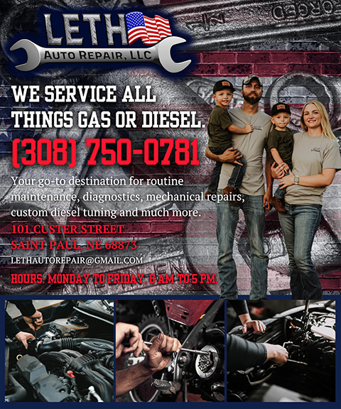 LETH AUTO REPAIR, HOWARD COUNTY, NE