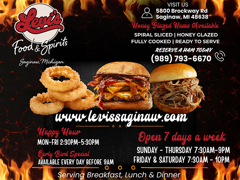 LEVI’S FOOD & SPIRITS, SAGINAW COUNTY, MI
