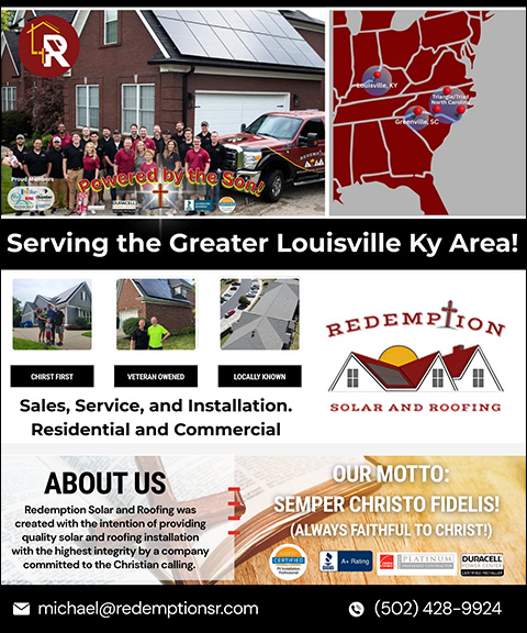 REDEMPTION SOLAR & ROOFING, JEFFERSON COUNTY, KY