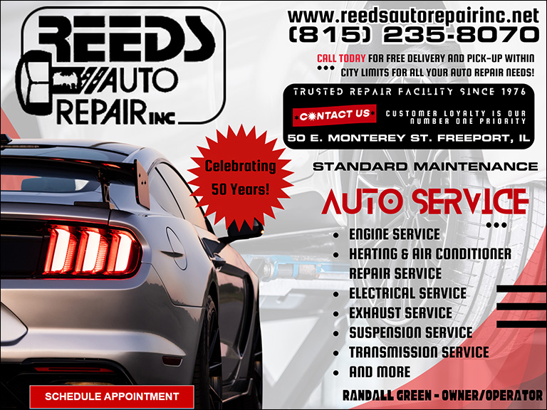 REEDS AUTO REPAIR, STEPHENSON COUNTY, IL